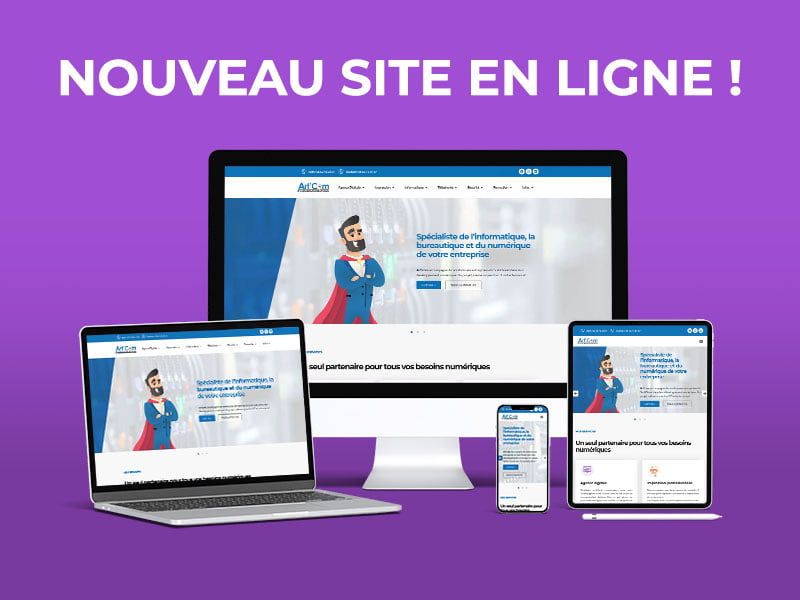 article new website art com bureautique agen