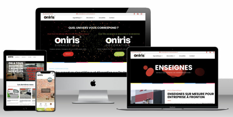 oniris communication lancement site